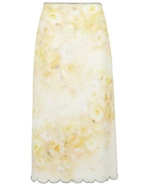 Zimmermann Midi Skirts - Yellow