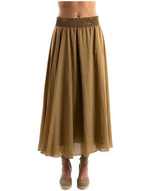Marella Maxi Skirts - Neutro