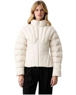 Elisabetta Franchi Winter Jackets - Neutro