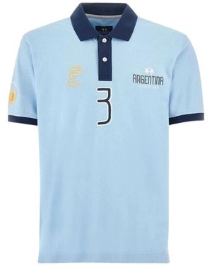 La Martina Regular Fit Polo - Blau