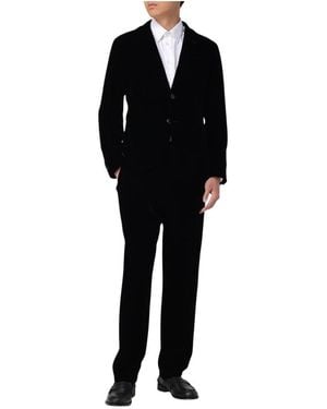 Giorgio Armani Single Breasted Suits - Black
