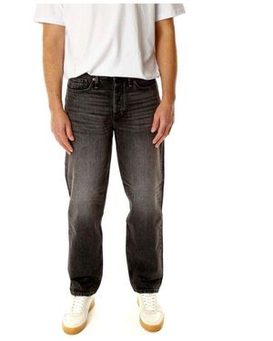 Denham Schwarze lockere tapered fit jeans