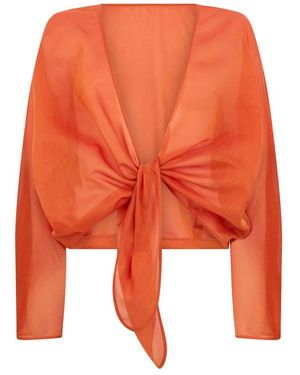 Alberta Ferretti Blouses - Orange