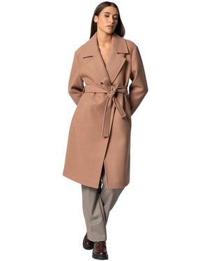 Kocca Belted Coats - Brown