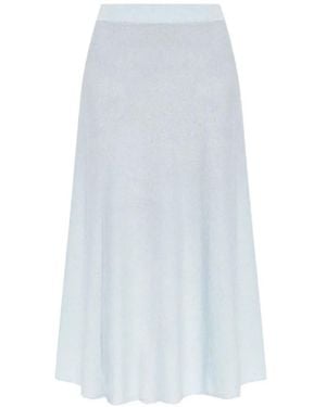 Lisa Yang Rokken ,Blauw ,Kasjmier Torie Skirt