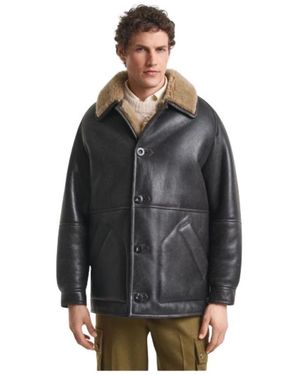 GANT Leather Jackets - Black