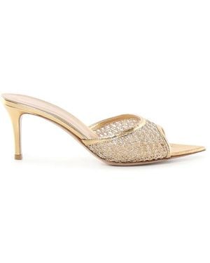 Gianvito Rossi Heeled Mules - Natural