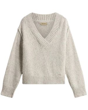 Woolrich V-Neck Knitwear - Blanc