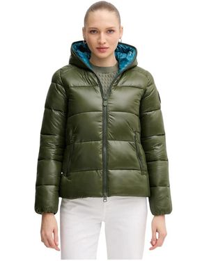 Save The Duck Jassen ,Groen ,Leer Lois Jacket