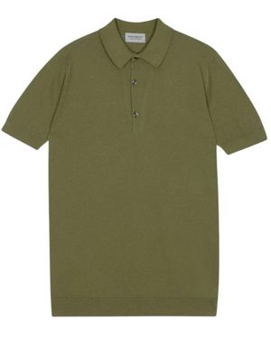 John Smedley Tops ,Groen ,Polo Roth