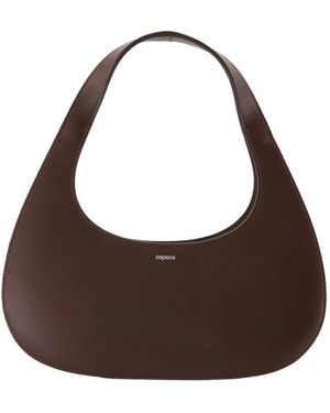 Coperni Tassen ,Bruin ,Leer Loop Swipe Schoudertas