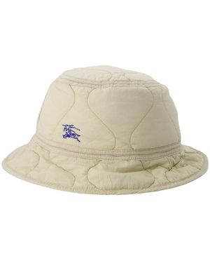 Burberry Accessoires ,Nylon Gewatteerde Bucket Hat - Wit