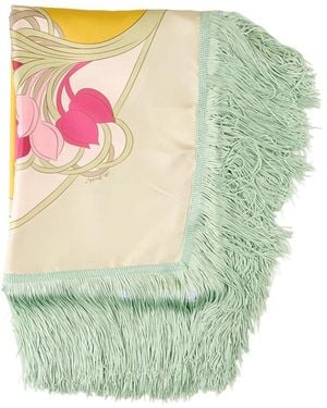 La DoubleJ Silky Scarves - Green