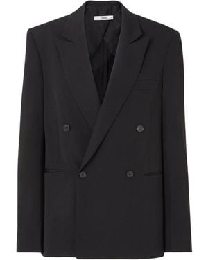 Fendi Jassen ,Zwart ,Wol Hourglass Blazer