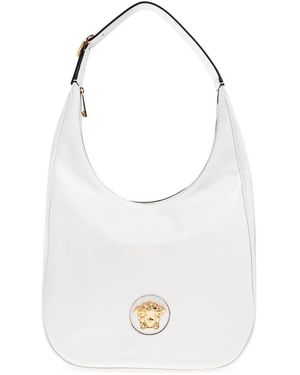 Versace La Medusa Hobo-Schultertasche - Weiß