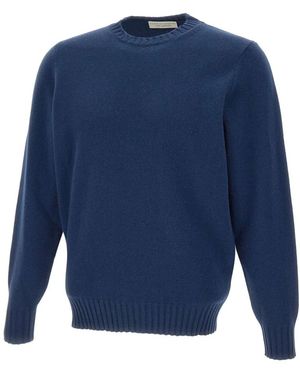 FILIPPO DE LAURENTIIS Round-Neck Knitwear - Blue