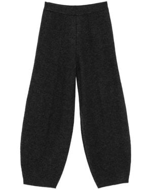 Semicouture Broeken ,Zwart ,Nylon Estella Broeken
