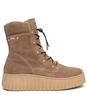 Nero Giardini Lace-Up Boots - Marrone