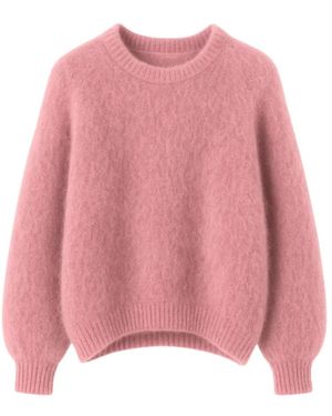 Opal Studio Round-Neck Knitwear - Roze