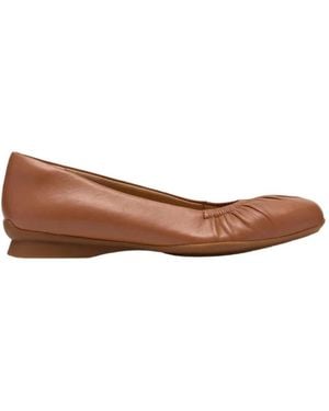 Clarks Schoenen ,Bruin ,Leer Jazmynn Lo Ballerina
