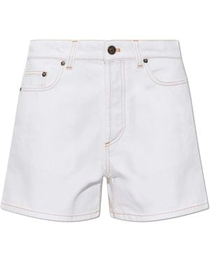 Versace Denim Shorts - White