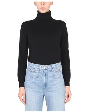 Ballantyne Truien & Vesten ,Zwart ,T Neck Pullover