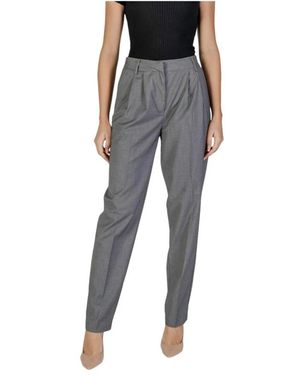 Vila Slim-Fit Trousers - Grigio