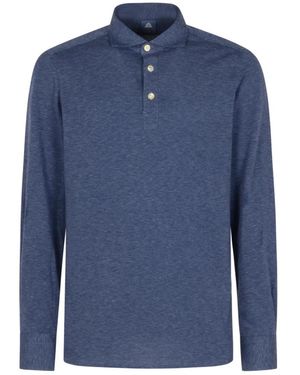 Finamore 1925 Polo Shirts - Blue