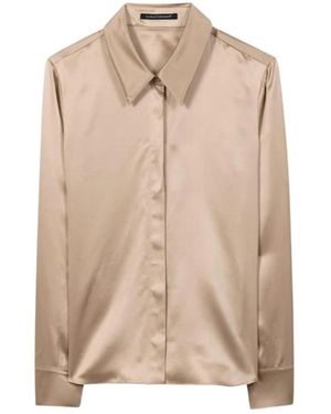 Luisa Cerano Overhemden ,0716 Blouse - Naturel