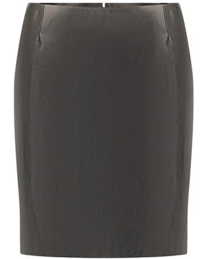 Gucci Rokken ,Zwart ,Leren Minirok