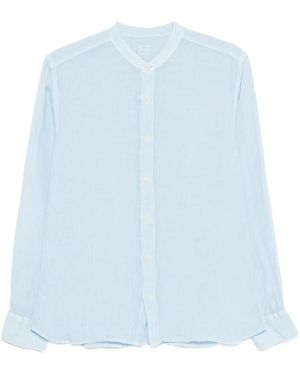 120% Lino Casual Shirts - Blue