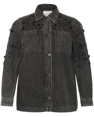 Kaffe Denim Jackets - Grey