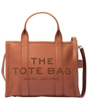 Marc Jacobs Die Kleine Leder-Tragetasche - Braun