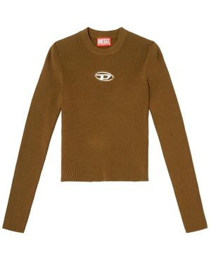 DIESEL Round-Neck Knitwear - Vert
