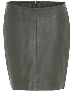 Btfcph Rokken ,Groen ,Army Leren Pencil Rok