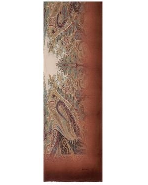 Etro Silky Scarves - Marrone