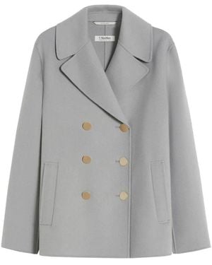 Max Mara Margot Dubbelknoopjas - Grijs