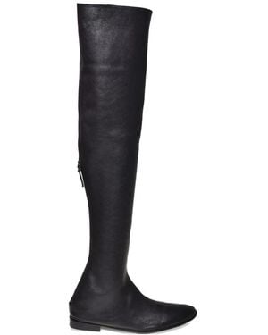 Alberta Ferretti Over-Knee Boots - Zwart