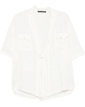 Daniele Alessandrini Short Sleeve Shirts - Bianco