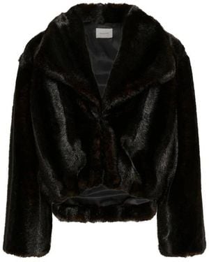 Gestuz Faux Fur & Shearling Jackets - Zwart