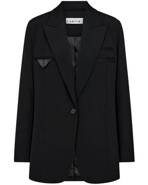 Haute L'Amitié Premiere Single Blazer - Black