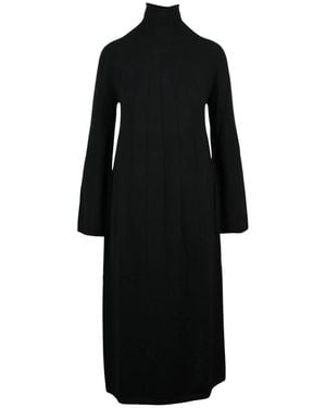 Max Mara Strickkleid Lang - Schwarz