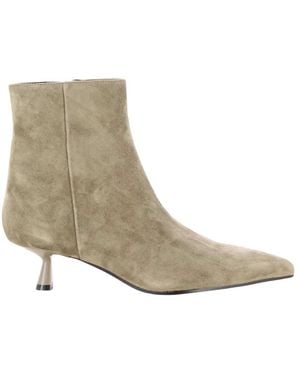 Bibi Lou Schoenen ,Groen ,Enkellaarsjes - Naturel