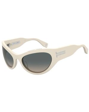 Marc Jacobs Sophisticatede und retro sonnenbrillenkollektion - Weiß