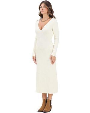 Akep Midi Dresses - Blanc