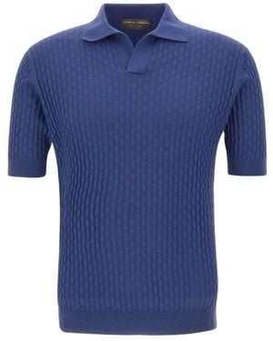 FILIPPO DE LAURENTIIS Polo Shirts - Blue