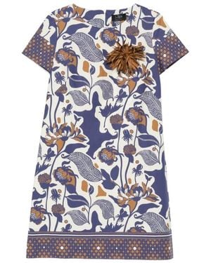 Clips Shirt Kleider - Blau