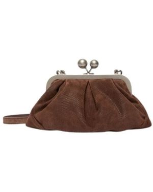 Weekend by Maxmara Tassen ,Bruin ,Leer Clutch Pasticcino