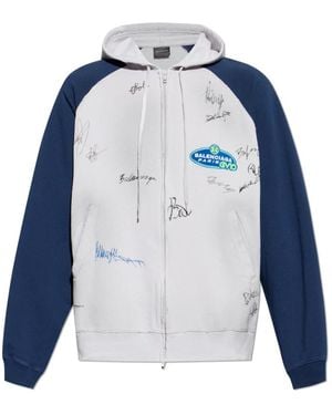 Balenciaga Zip-Throughs - Blauw