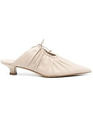 By Malene Birger Heeled Mules - Naturel